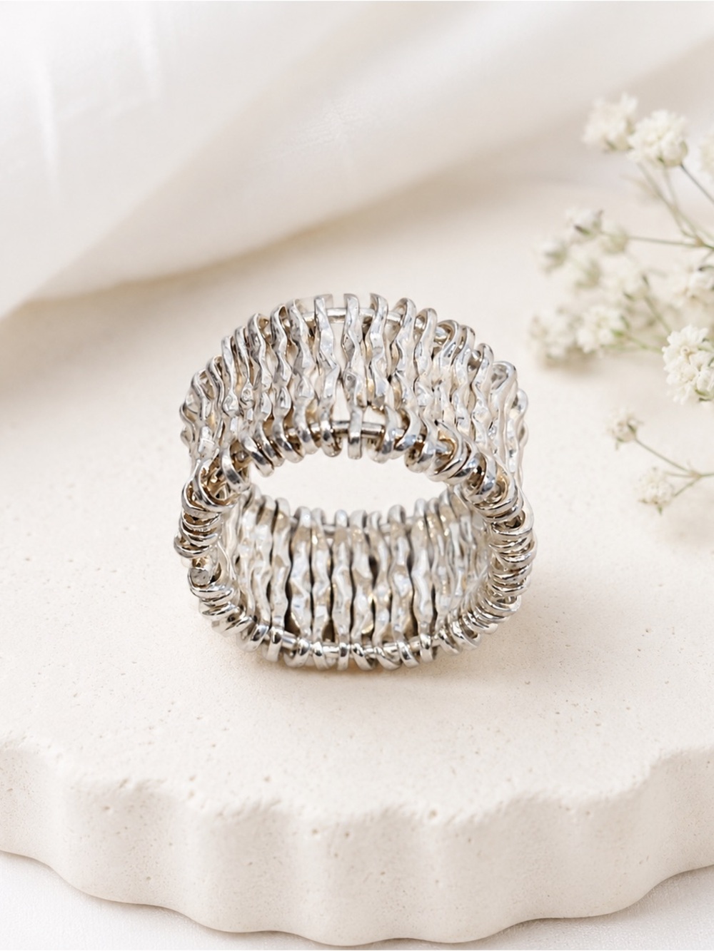 Designer 925 Sterling Silver Ring - Size 6